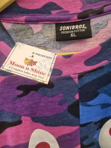 Multi Colour Printed Tshirt