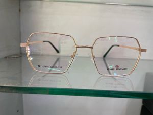 Eye Player Hexagon Gold Frame Glasses