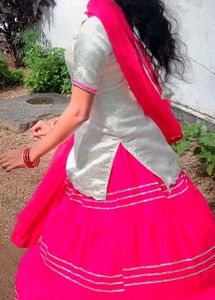 off white greenish kurthi