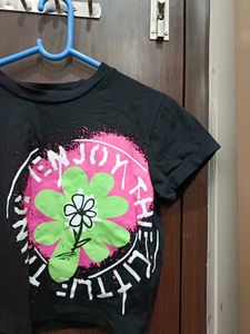 Zudio Black T-shirt