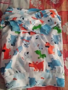 Cute Dog Print Baby Romper