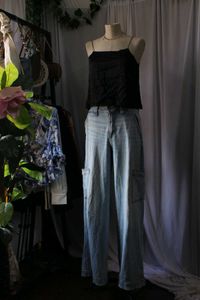 Black Spaghetti Strap Tank