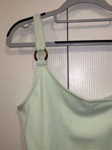 Light Green Strap Top