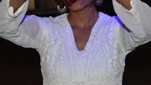 Elegant White Short Kurti