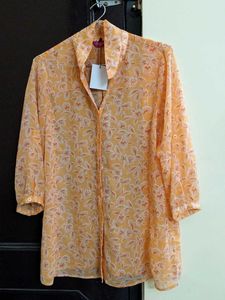 Sale🔥Floral Orange Top
