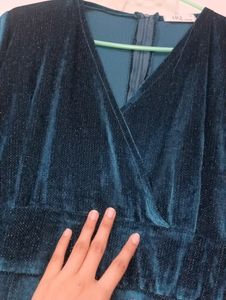 V Neck Partywear Dress