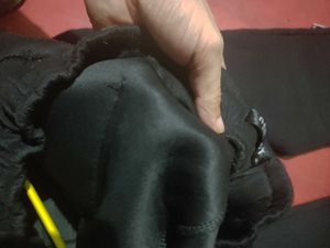 Winter Black Nightwear Windproof Material Pants