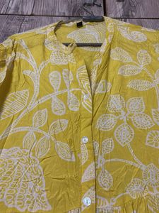 Yellow Floral Kurta