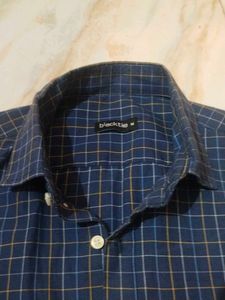 Navy Blue Multi Color Shirt