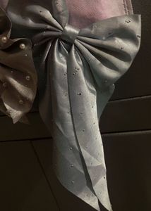 Pearl Bow Hair Clips - Set of 2