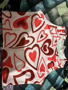 Heart Print Top