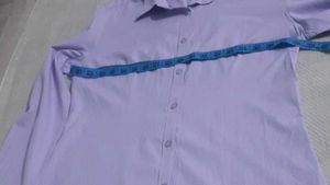 Lavender Button-Down Shirt(New)