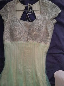Elegant Ombre Anarkali Gown