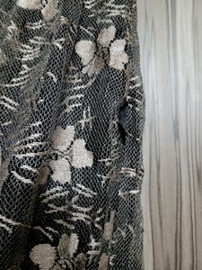 Black-Silver Party Top