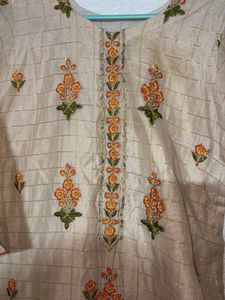 2pc kurta and duppata , with beautiful embroidery