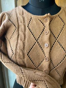 Crop Brown Sweater