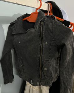 Stylish Grey Denim Jacket