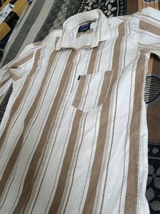 Striped Button-Down Shirt