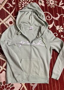 Green Full-Zip Hoodie with lower