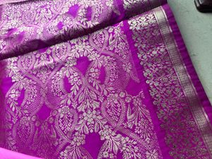 Pink Light Weight Silk Saree