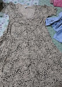 Cheetah Print Midi Maxi Dress From American Brand