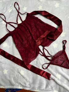 Red Lace Lingerie