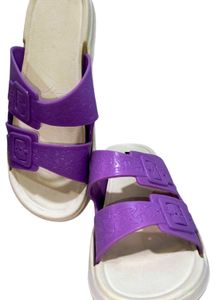 Women’s Stylish Double-Strap Buckle Slide-Sandal