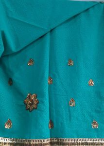 Sea Green Saree For Party