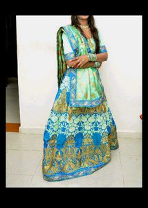 Bridal Lehenga Choli Set With Bangles