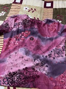 Patterned Long Sleeve Top