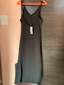Chic Black Slip Dress