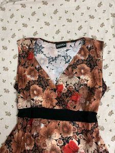 Floral V-Neck vintage top