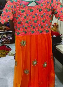 Beautiful Orange Gown 🧡