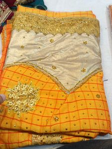 Elegant Embroidered Saree