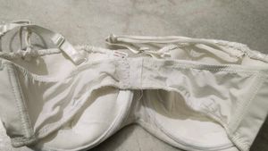 A Beautiful White Colour Bra