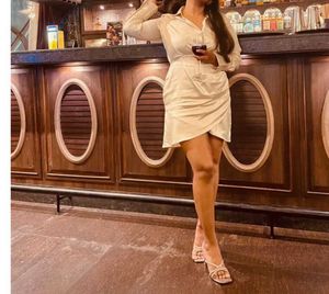 🛑SALE. Satin Shirt Dress