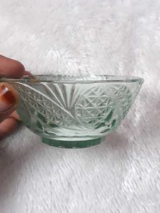 Yera Artistry 160 ml Glass Bowl Set of 1 Pcs, Eleg