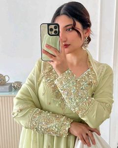 New Standard Beautiful Pakistani Gown Dress Inpote