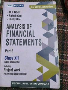Analysis Of Financial Statements 12th Class
