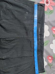 Black Striped Formal Trouser