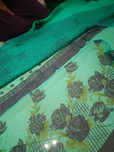 Floral Print Saree