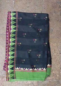 Black Printed Saree