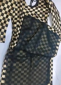 Patiyala Suit Black Colour