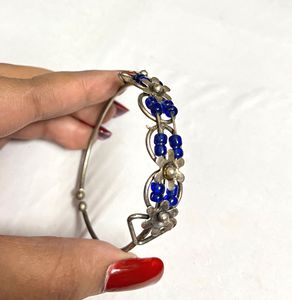 Blue Beaded Bracelet