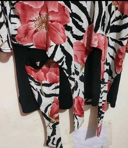 Multi Floral Print Top For Girl Or Woman 42 Bust