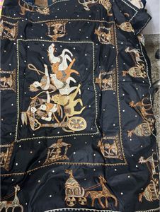 Used Pure Silk embroidery saree