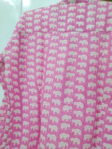 Mens Printed Kurta Shirt