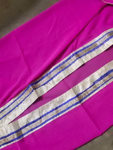 2 Dupattas Pink And Pitch Colour