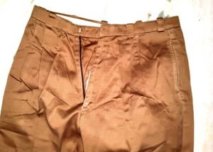 Brown Casual Pants