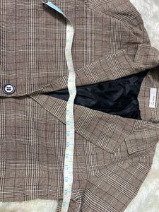 Stylish Plaid Blazer coat